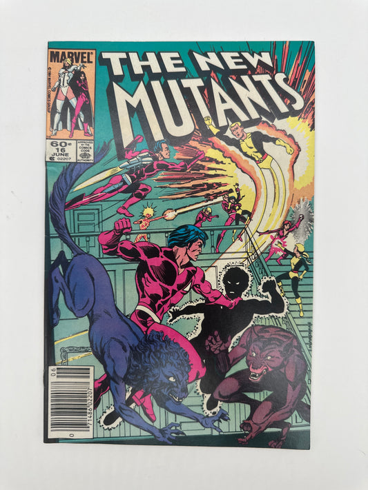 The New Mutants #16 Newsstand VF/NM
