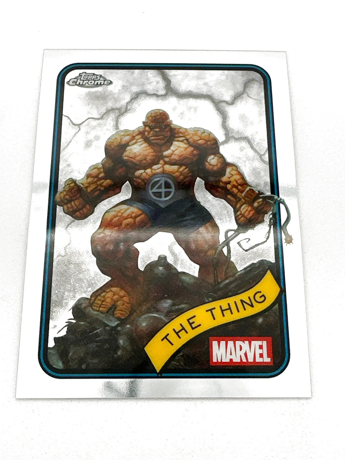 2025 Topps Marvel Chrome #109 The Thing Base - Glass City Comics & Collectibles
