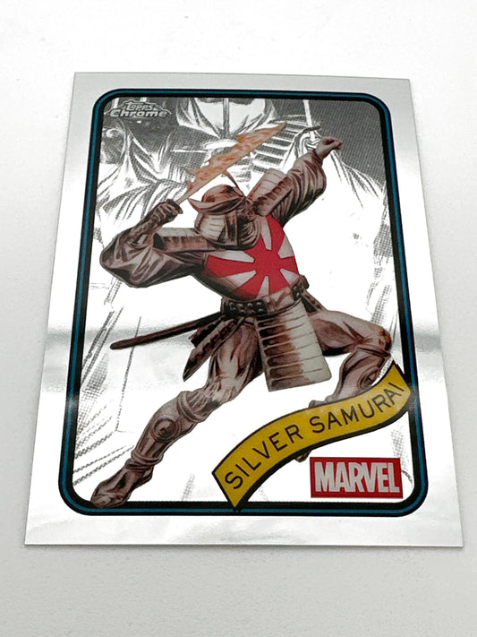 2025 Topps Marvel Chrome #059 Silver Samurai Base