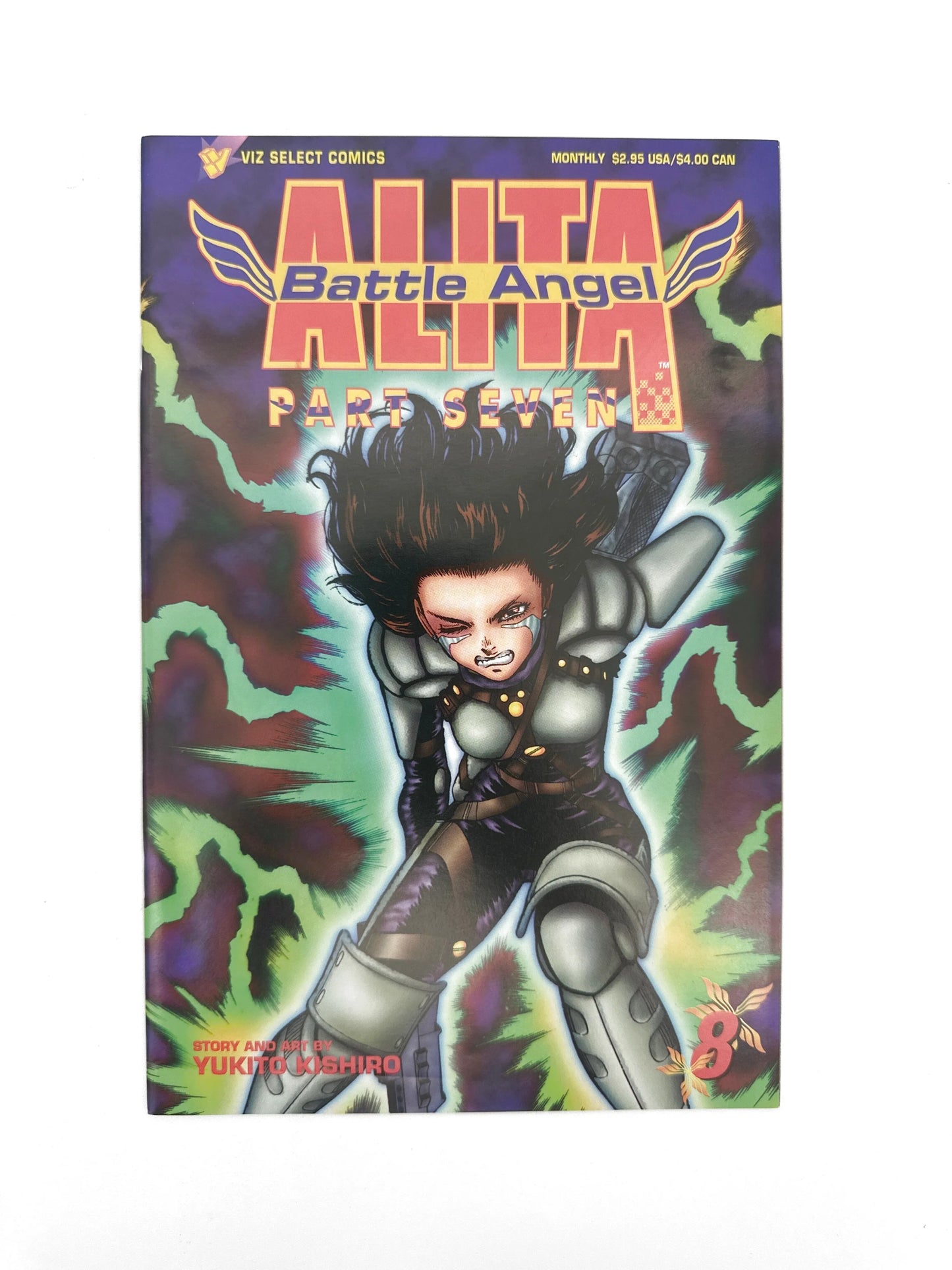 Manga comic book featuring "Alita Battle Angel" on its cover.