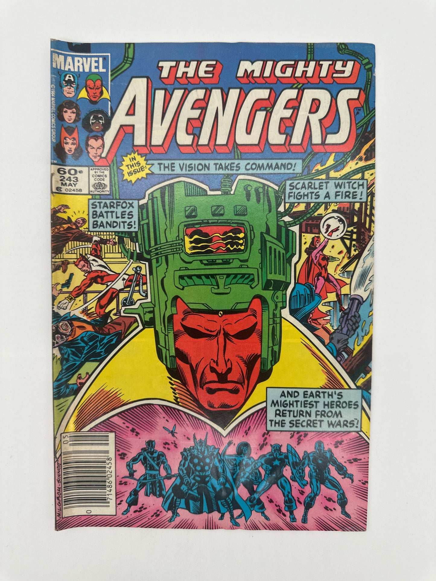 The Avengers #243 Newsstand VF