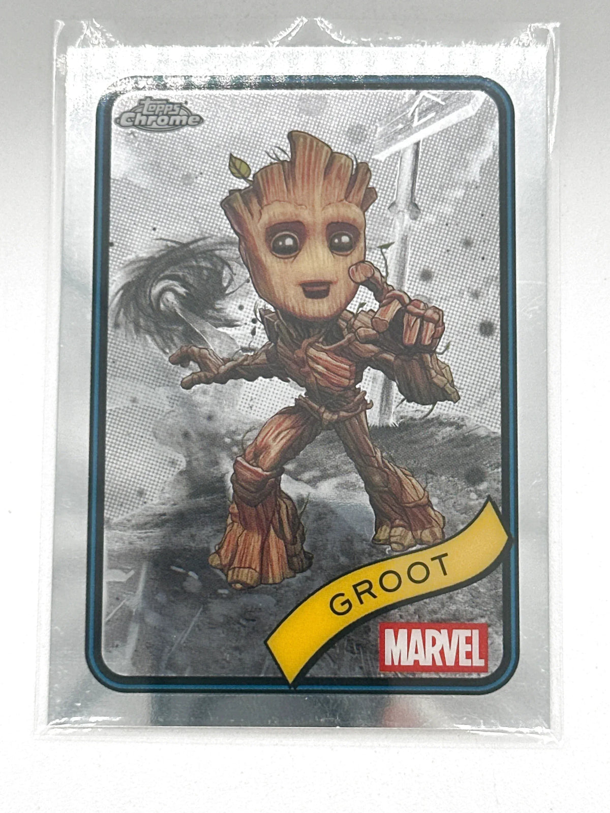 2025 Topps Marvel Chrome #035 Groot Base - Glass City Comics & Collectibles