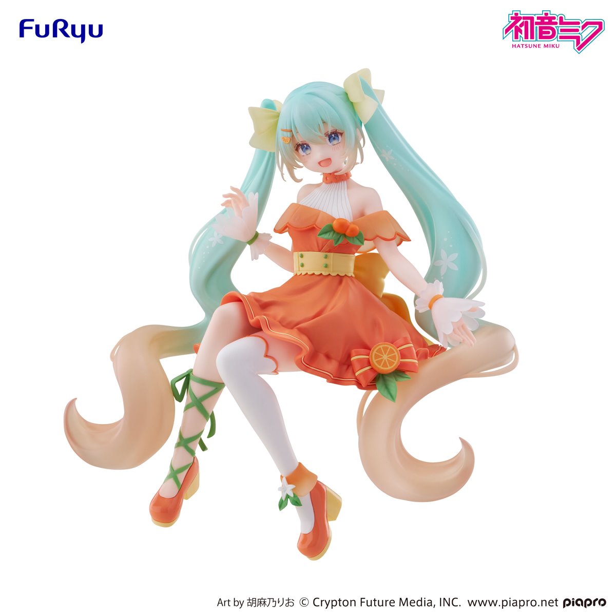 Furyu - Hatsune Miku - Noodle Stopper - Hatsune Miku Citrus Statue