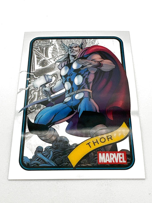 2025 Topps Marvel Chrome #119 Thor Base