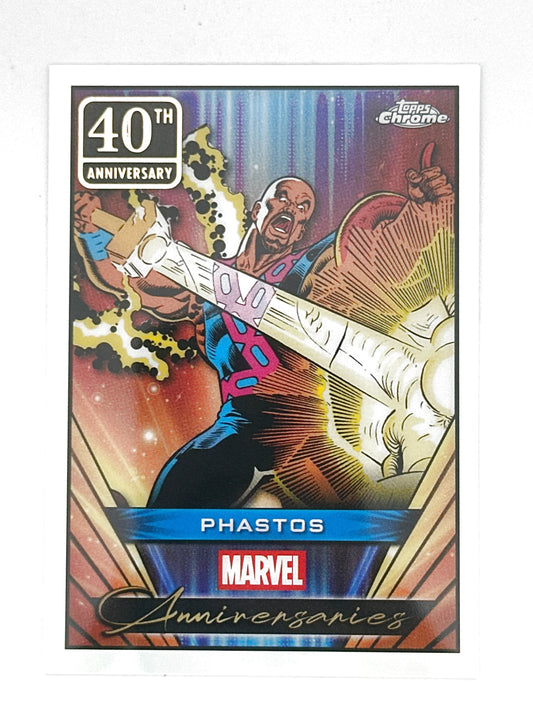 2025 Topps Marvel Chrome #000MA-18 Phastos Marvel Anniversaries