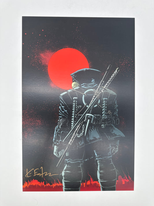 TMNT The Last Ronin 11x17 Art Print Signed by Kevin Eastman with COA