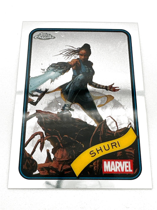 2025 Topps Marvel Chrome #096 Shuri Base