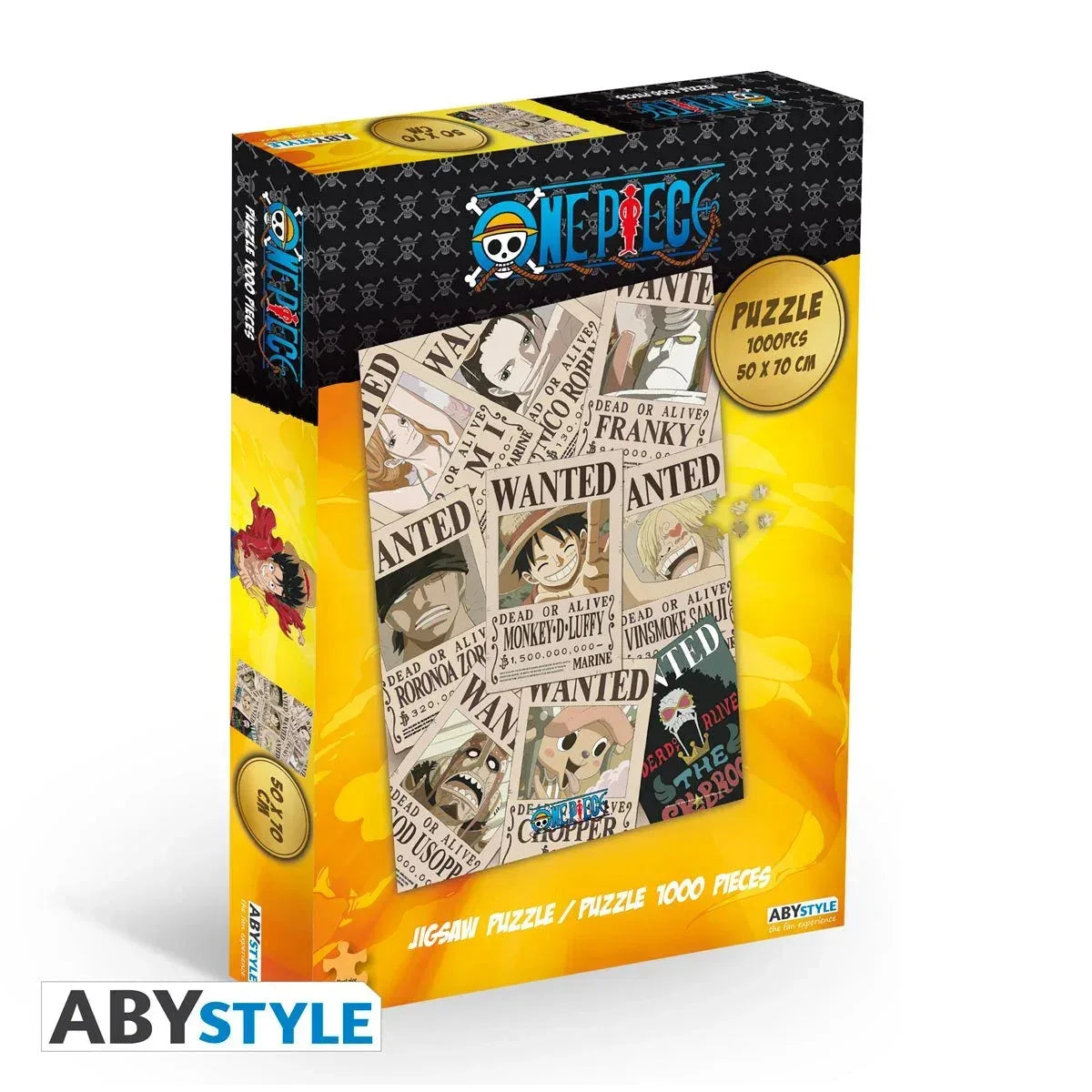 One Piece Wanted Posters 1,000-Piece Puzzle - Glass City Comics & Collectibles