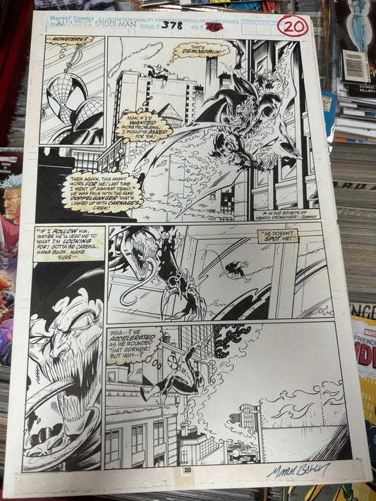 Amazing Spider-Man #378 Pg 16 Original Comic Art