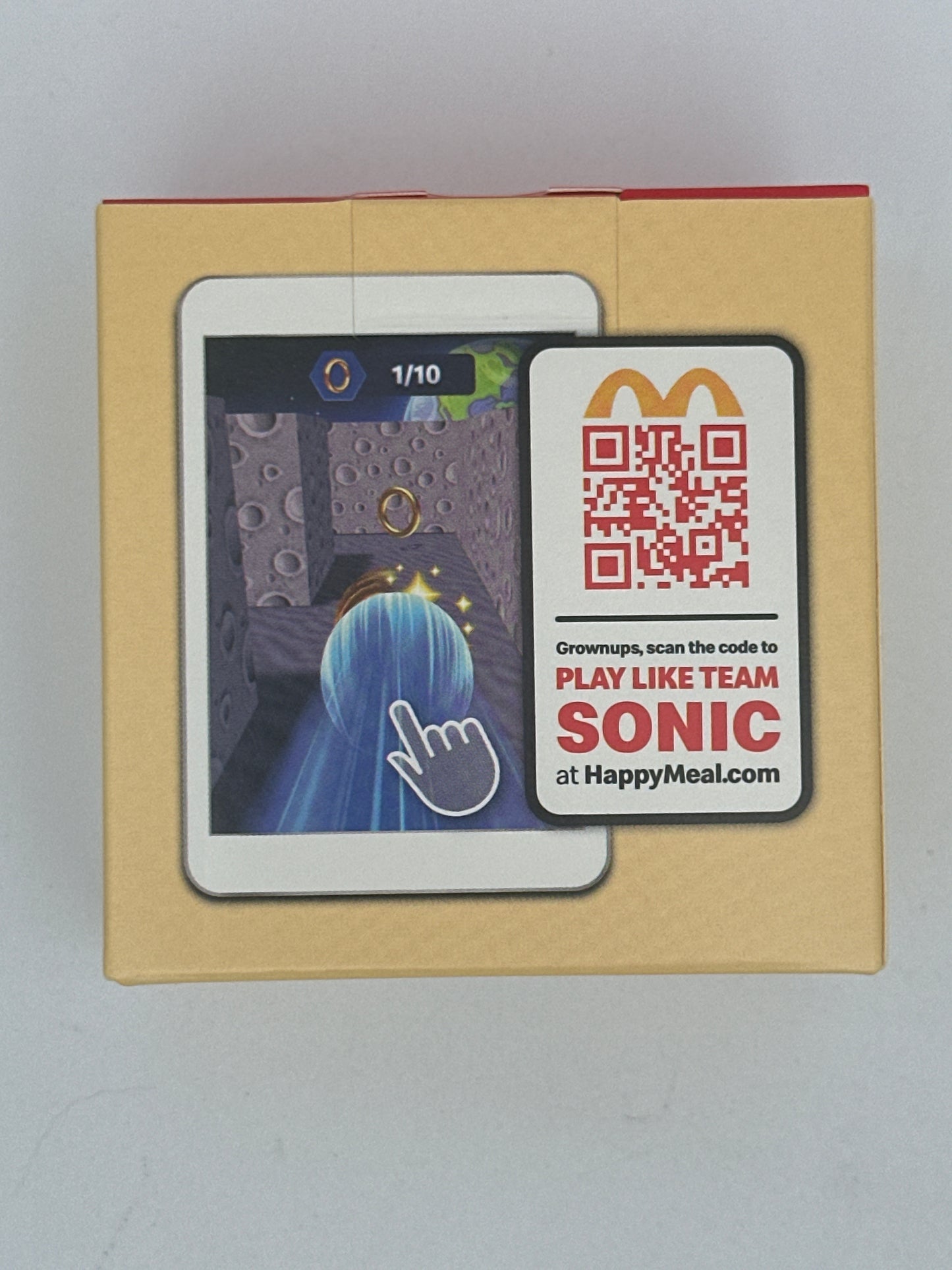 McDonald's Sonic the Hedgehog 3 Happy Meal Toy #2 Tails Yellow Roller