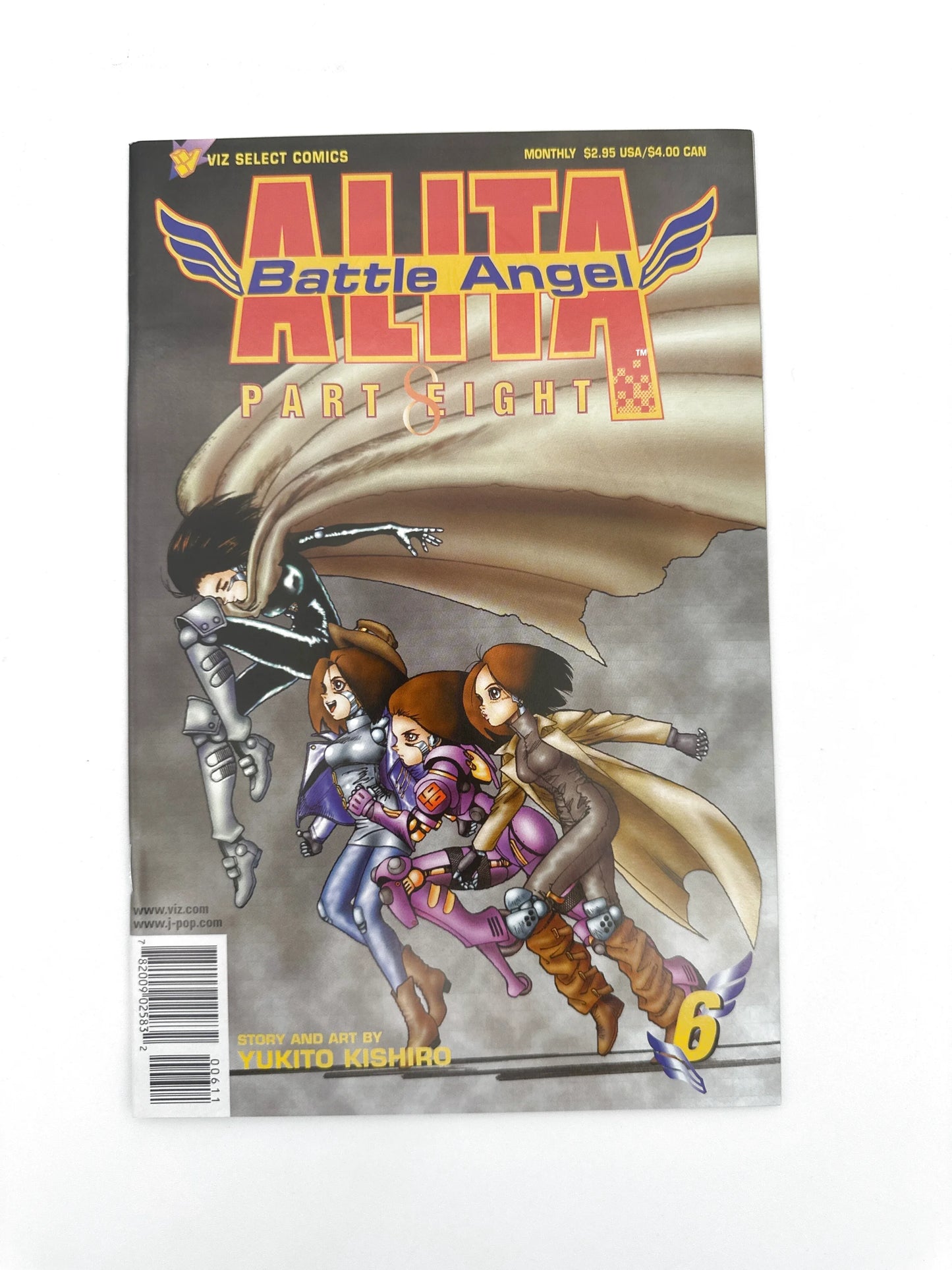 A copy of the ’Alita: Battle Angel Part Eight’ comic book