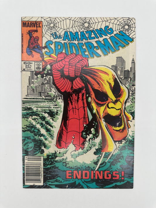 The Amazing Spider-Man #251 Newsstand VF