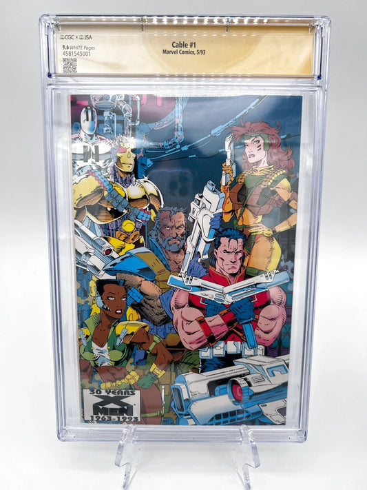 Cable #1 Fabian Nicieza Autographed Graded - Glass City Comics & Collectibles