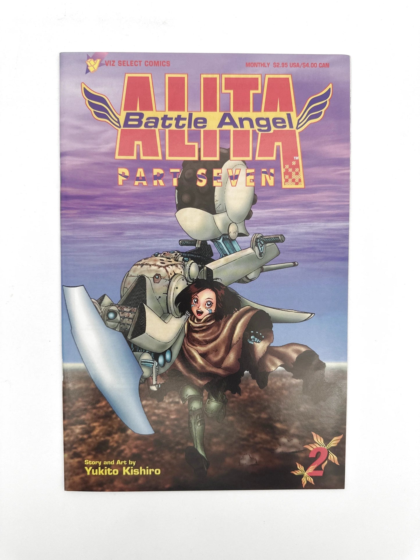 Manga comic book with a colorful cover illustration