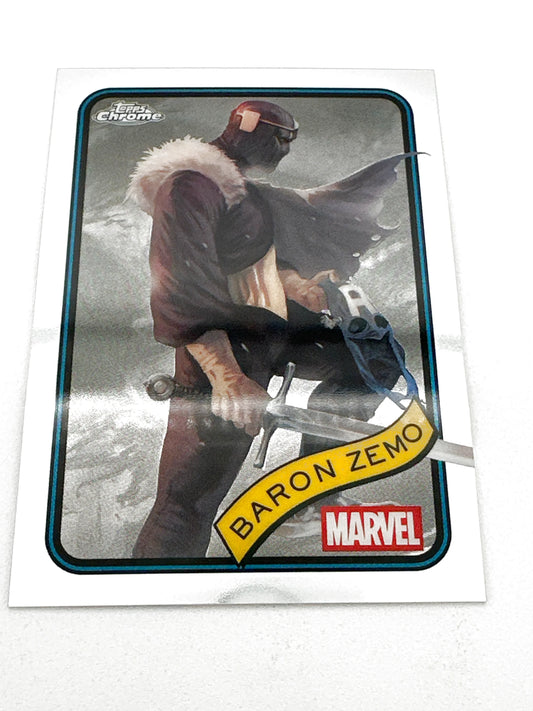 2025 Topps Marvel Chrome #125 Baron Zemo Base