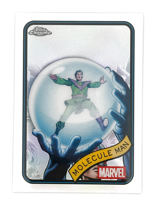 2025 Topps Marvel Chrome #021 Molecule Man Base Refractor
