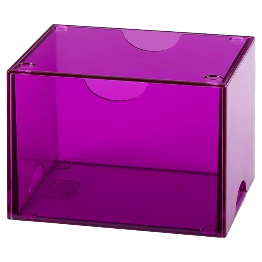 Dragon Shield Strongbox 100+ Deck Box – Clear Purple