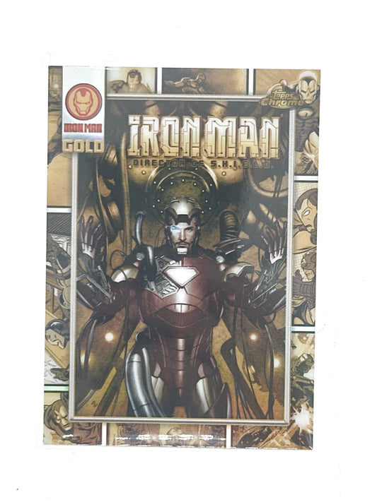 2025 Topps Marvel Chrome #000IM-09 Iron Man: Director of S.H.I.E.L.D. #31 Iron Man Gold Base