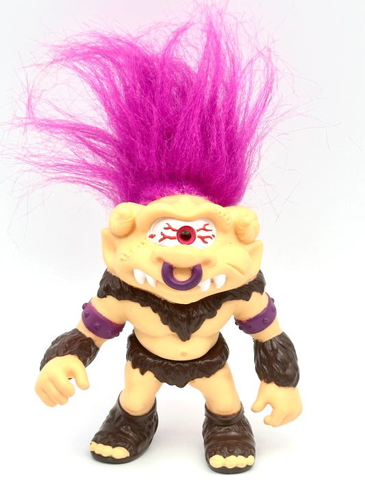 Vintage 1992 Battle Trolls Troll-Clops Action Figure – Complete Original Hasbro Release