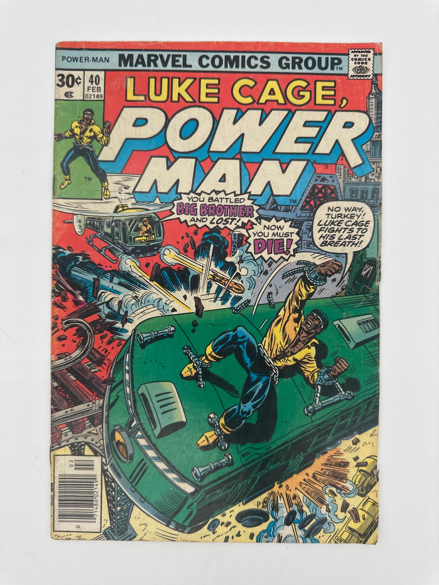 Luke Cage, Power Man #40 Newsstand FN/VF