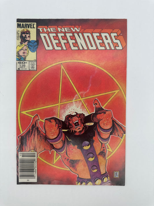The New Defenders #136 Newsstand VF