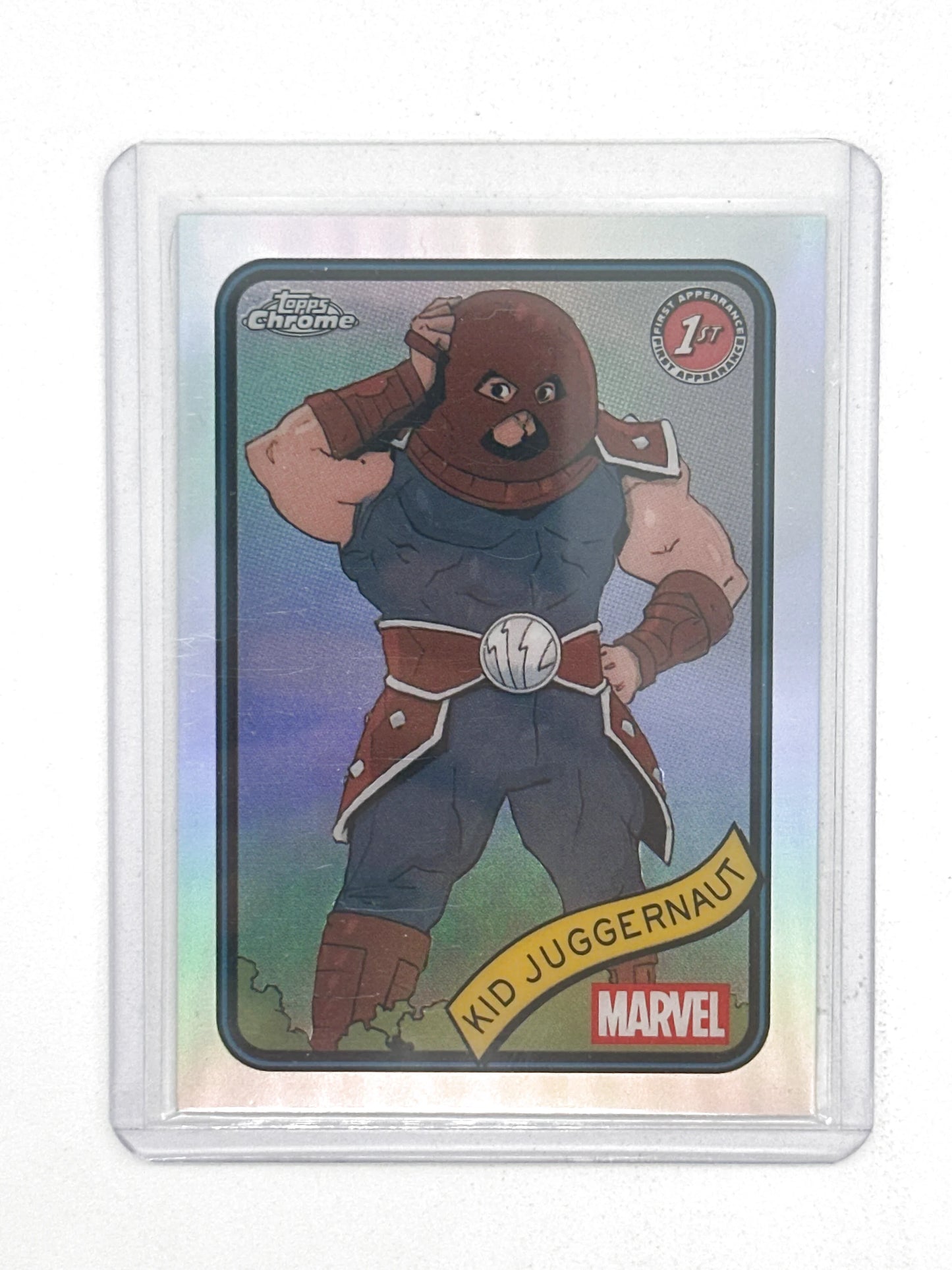 2025 Topps Marvel Chrome #060 Kid Juggernaut Base Refractor