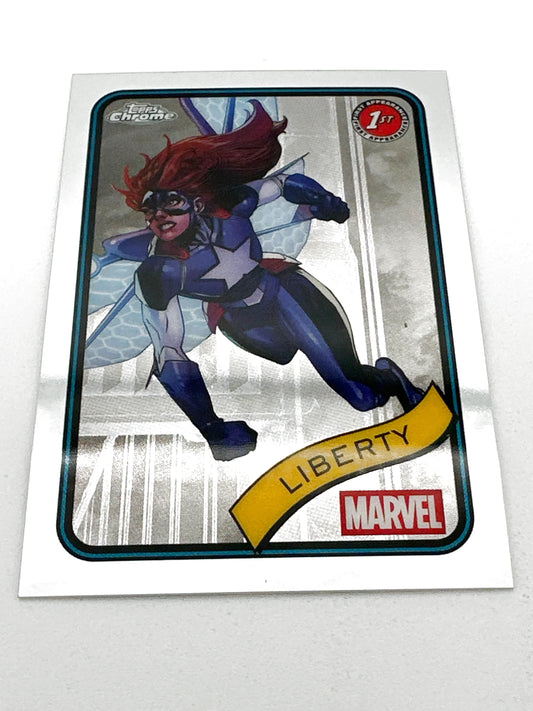 2025 Topps Marvel Chrome #198 Liberty Base
