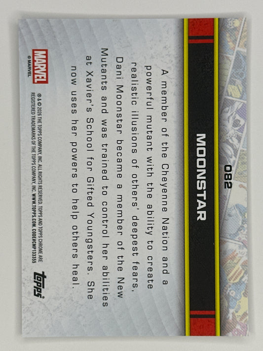 2026 Topps Marvel Chrome 082 Moonstar Base Card