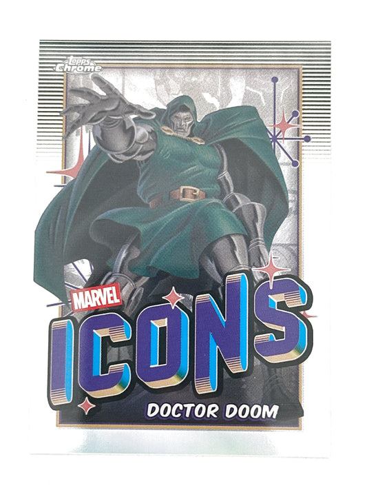 2025 Topps Marvel Chrome #000MI-1 Doctor Doom Icons
