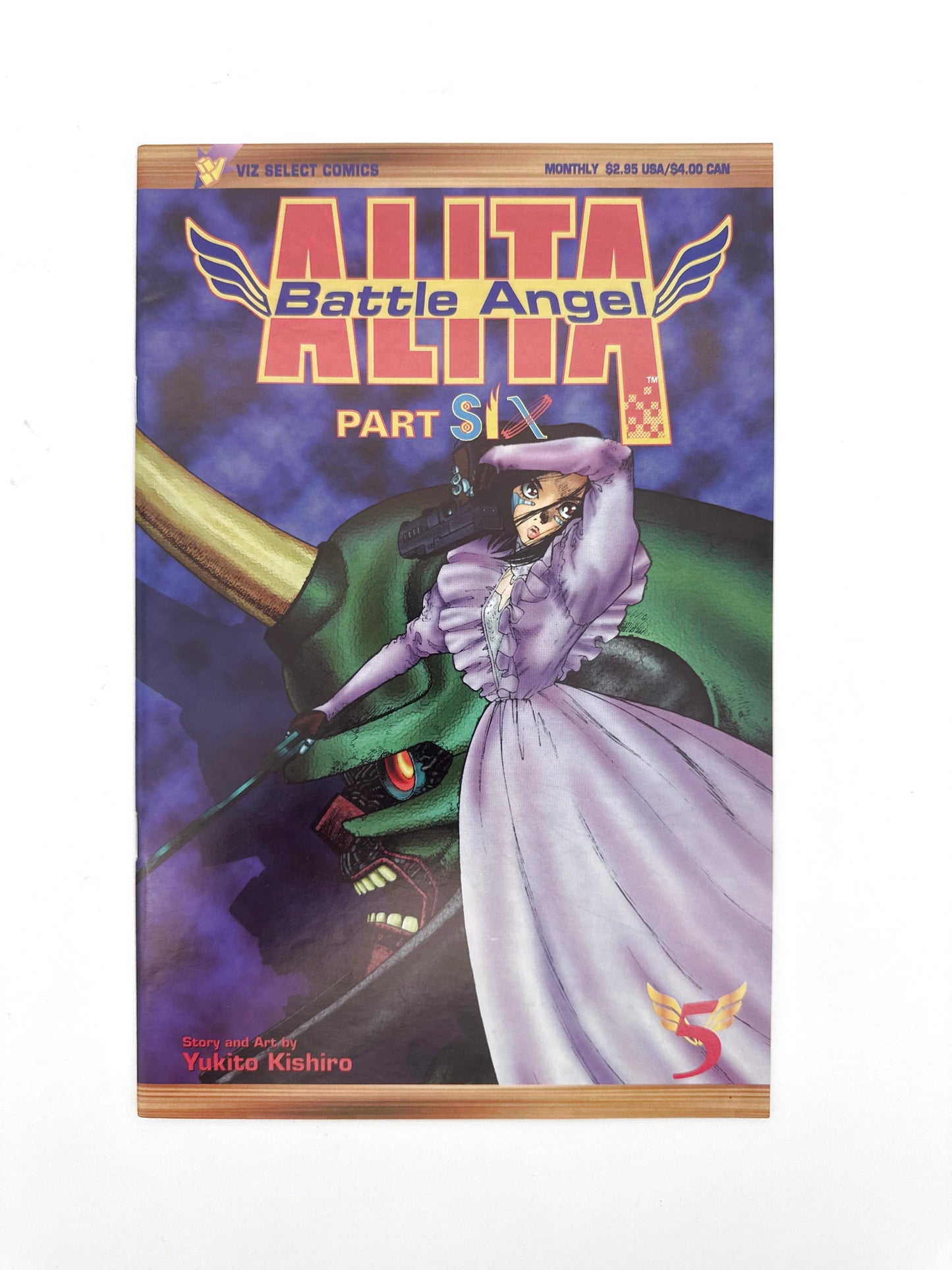 Manga comic book featuring "Alita Battle Angel" Part Six.