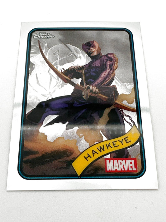2025 Topps Marvel Chrome #133 Hawkeye Base