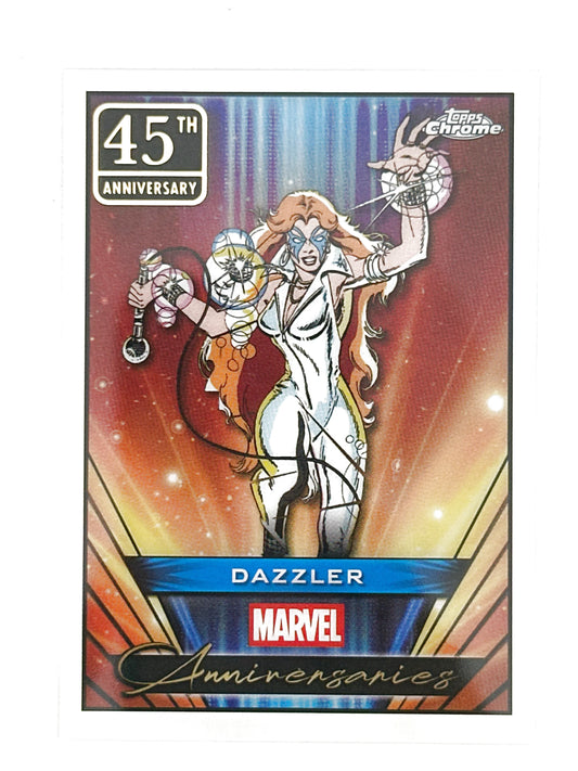 2025 Topps Marvel Chrome #000MA-15 Dazzler Marvel Anniversaries