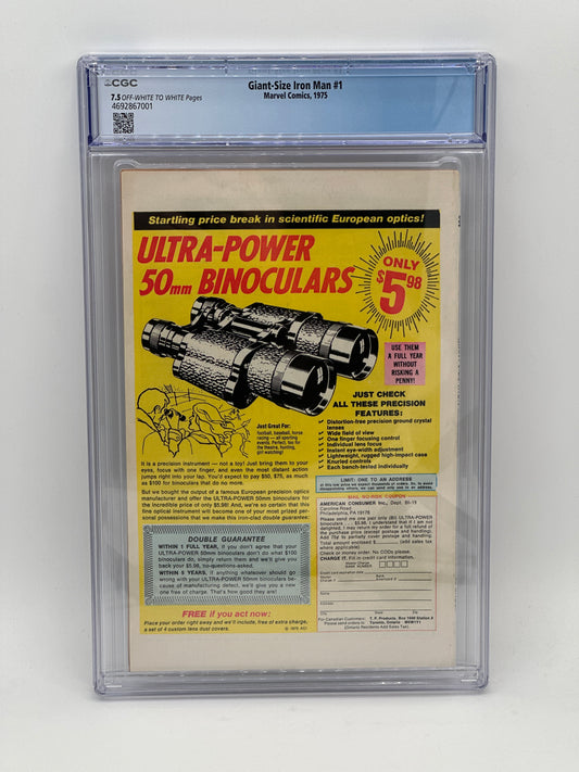 Giant-Size Iron Man #1 CGC 7.5