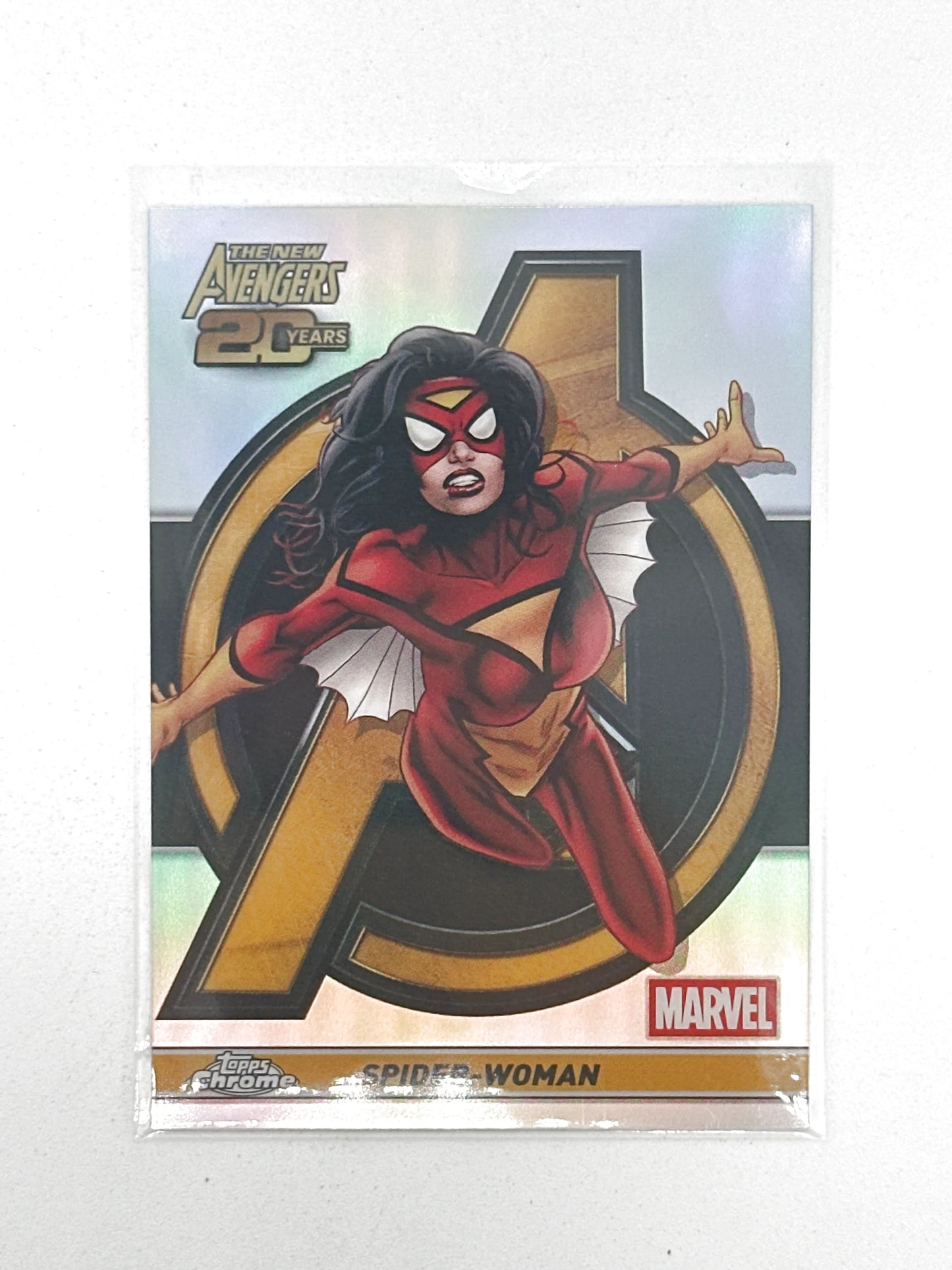2025 Topps Marvel Chrome #000AV-5 Spider-Woman New Avengers 20 Years