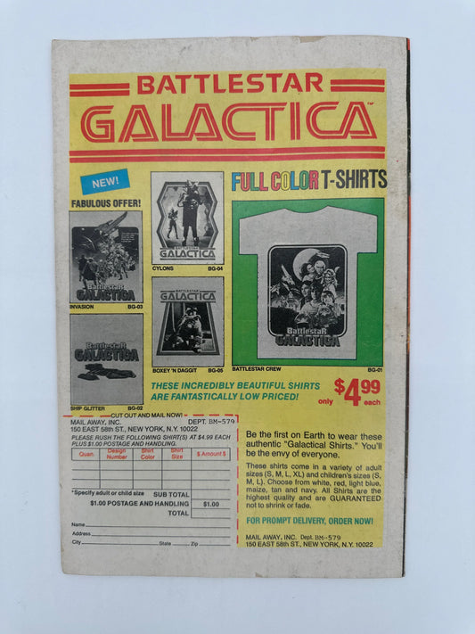 Battlestar Galactica #3 Newsstand FN/VF - Glass City Comics & Collectibles