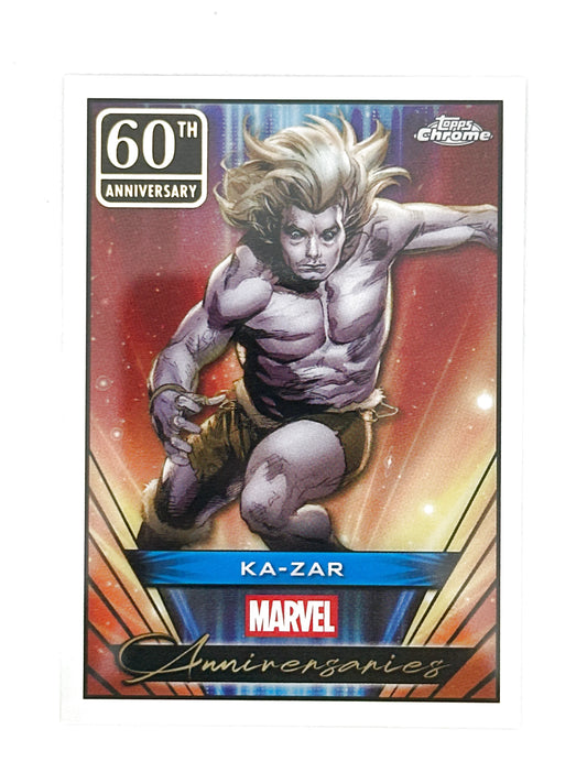 2025 Topps Marvel Chrome #000MA-04 Ka-Zar Marvel Anniversaries