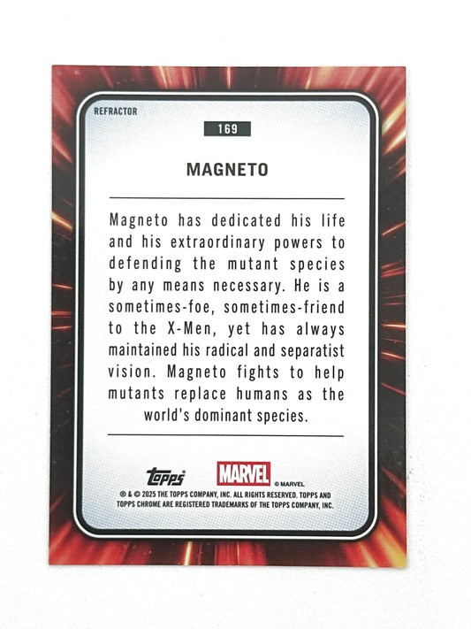 2025 Topps Marvel Chrome #169 Magneto Base Refractor - Glass City Comics & Collectibles