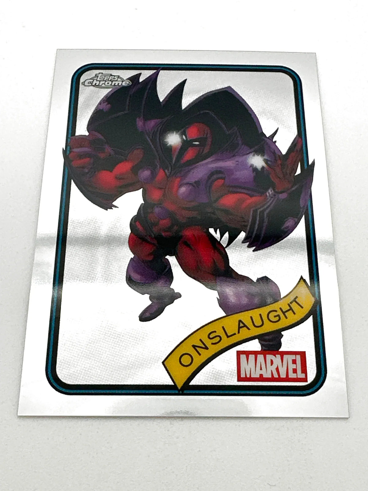 2025 Topps Marvel Chrome #068 Onslaught Base - Glass City Comics & Collectibles