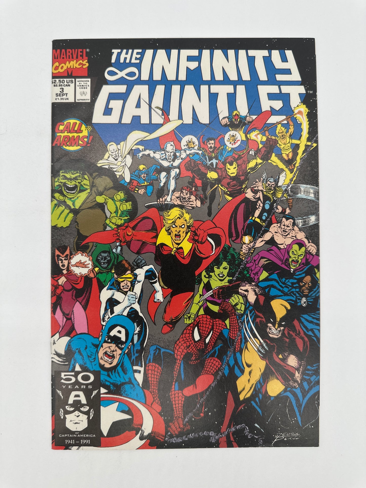 The Infinity Gauntlet #1-6 Raw Set HIGH GRADE