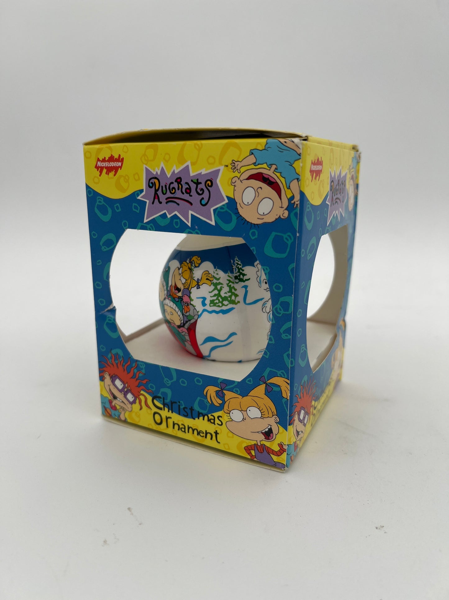 1998 Nickelodeon Sledding Rugrats Christmas Ornament