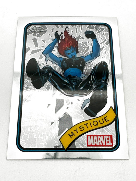 2025 Topps Marvel Chrome #007 Mystique Base