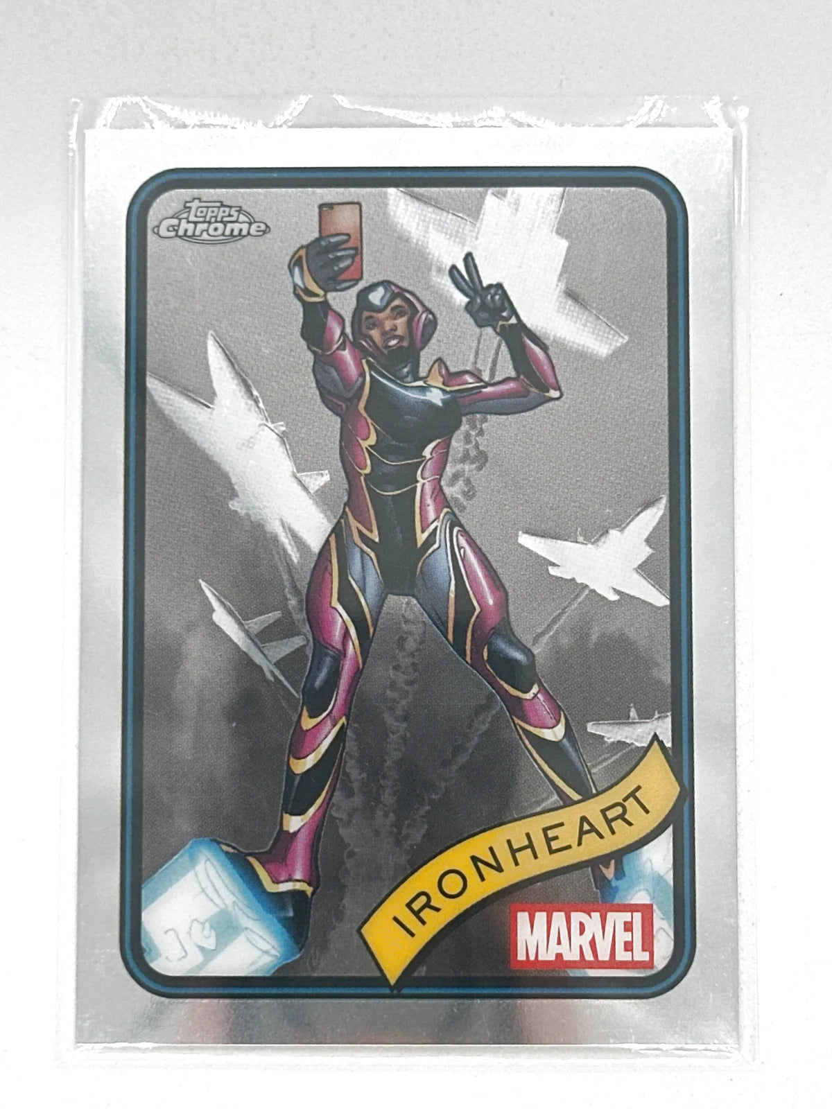 2025 Topps Marvel Chrome #071 Ironheart Base - Glass City Comics & Collectibles