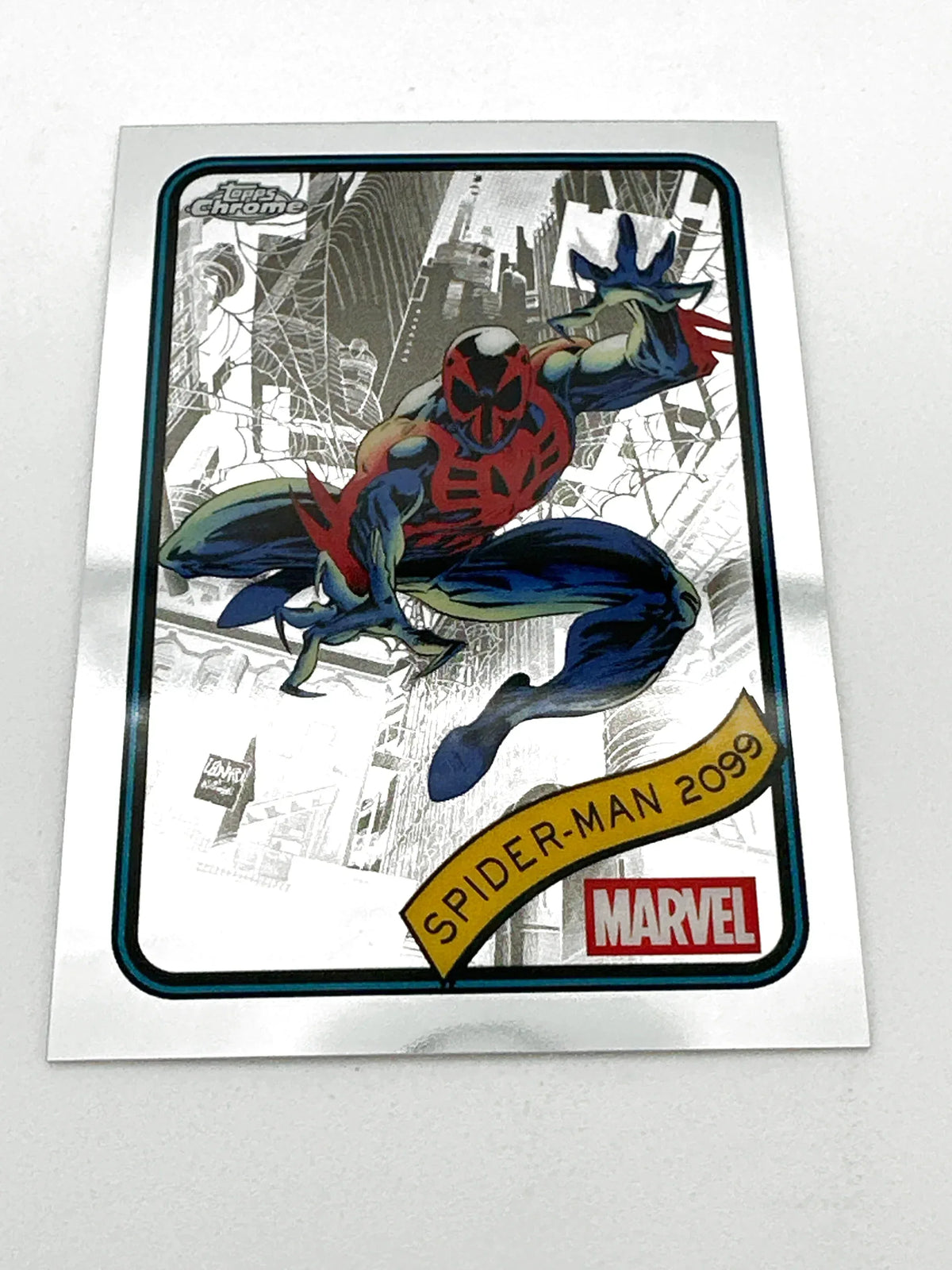 2025 Topps Marvel Chrome #112 Spider-Man 2099 Base - Glass City Comics & Collectibles