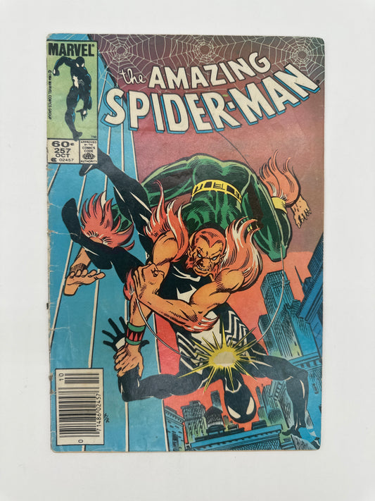 The Amazing Spider-Man #257 Newsstand VG