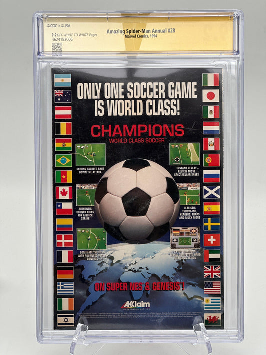 Amazing Spider-Man Annual #28 Graded Signed by Steven Butler - Glass City Comics & Collectibles