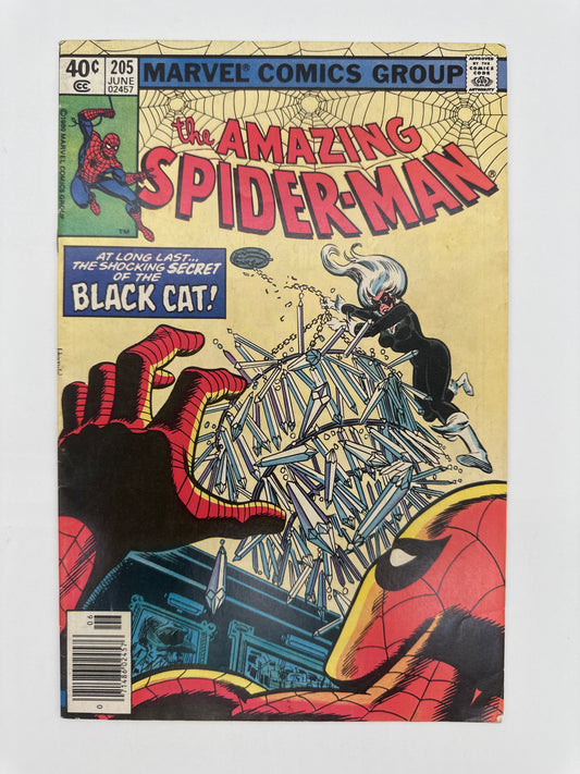 The Amazing Spider-Man #205 Newsstand VF