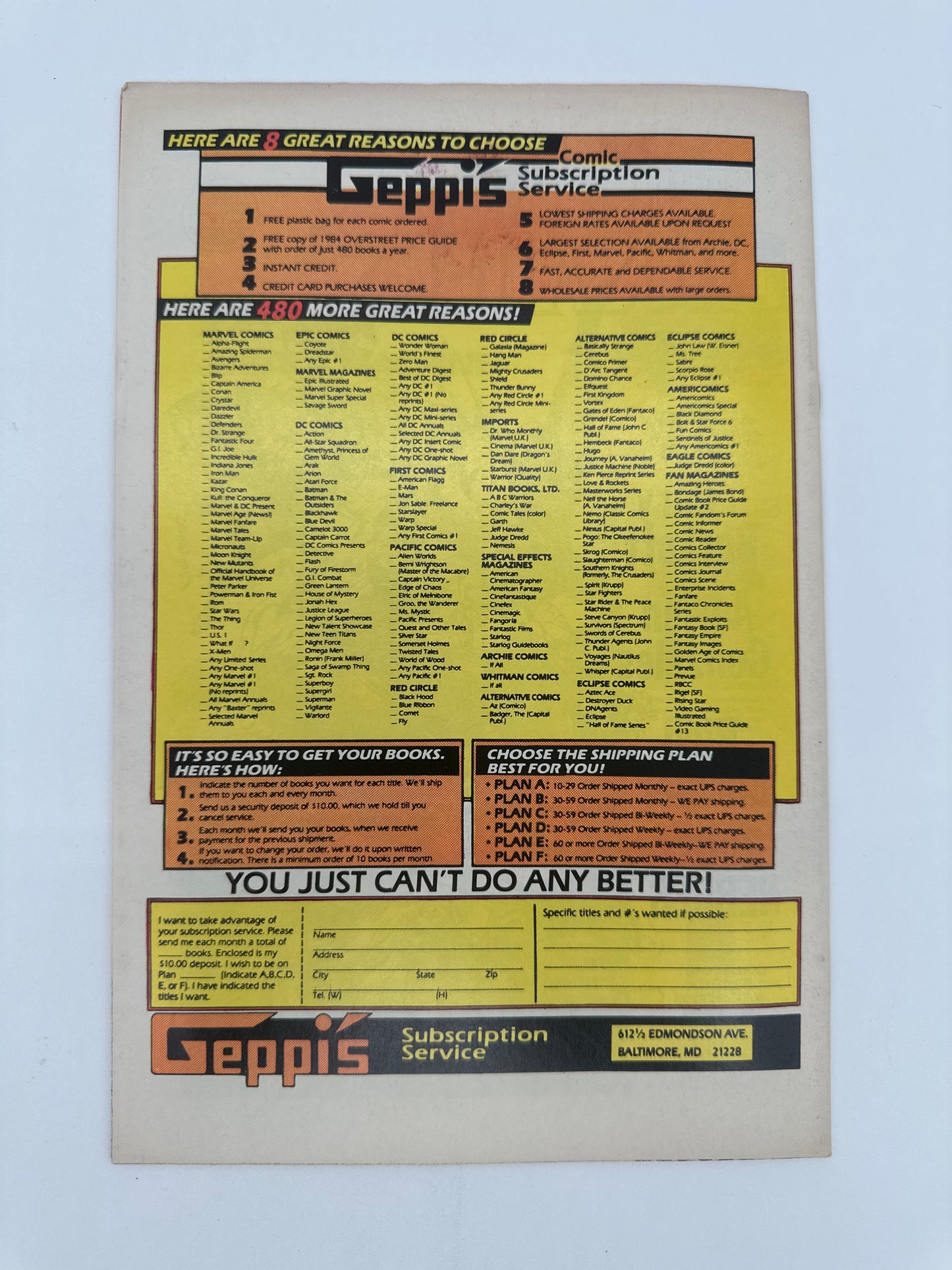 Hall of Fame Thunder Agents #3 VF/NM