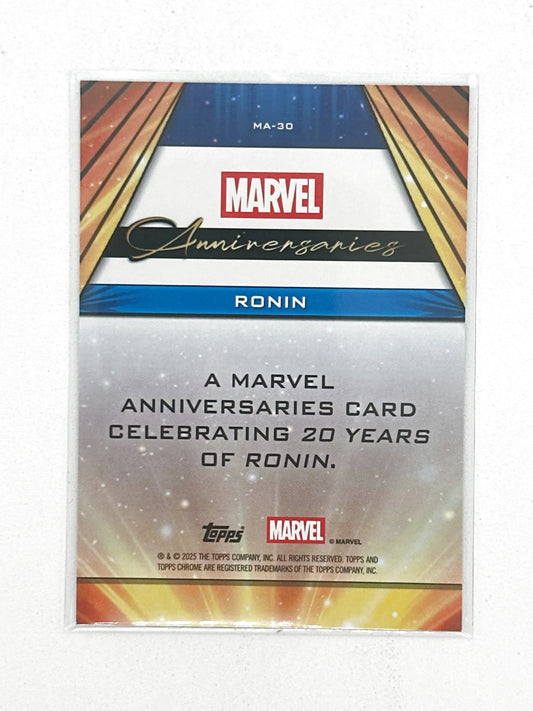 2025 Topps Marvel Chrome #000MA-30 Ronin Marvel Anniversaries - Glass City Comics & Collectibles
