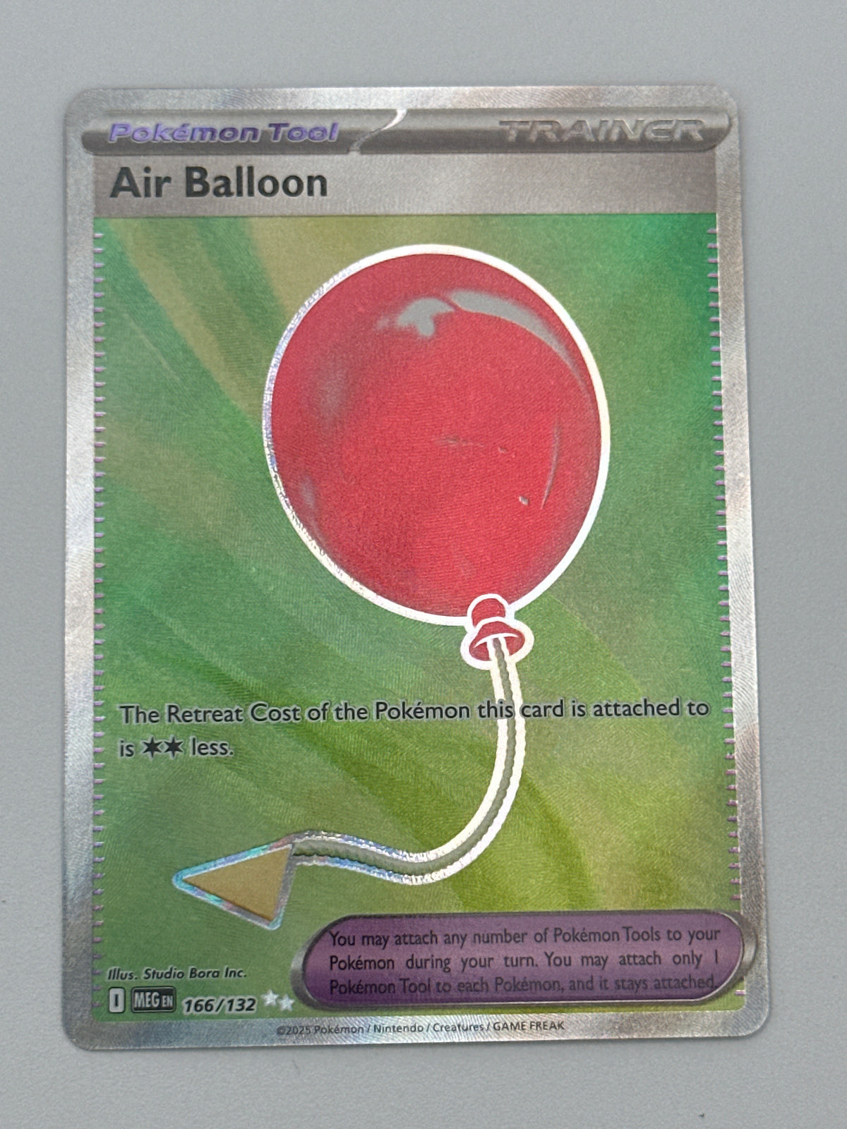 Pokémon Trading Card Game Mega Evolution MEG 166/132 Air Balloon Ultra Rare Card
