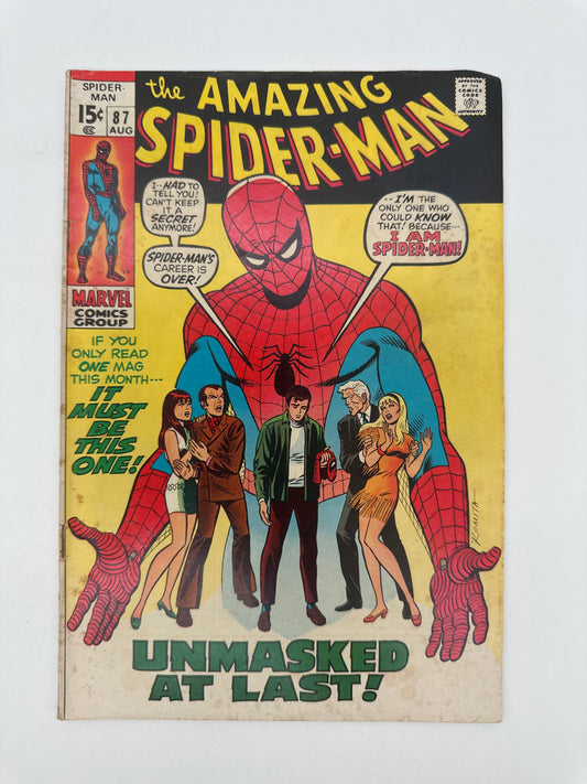 The Amazing Spider-Man #87 F/VF